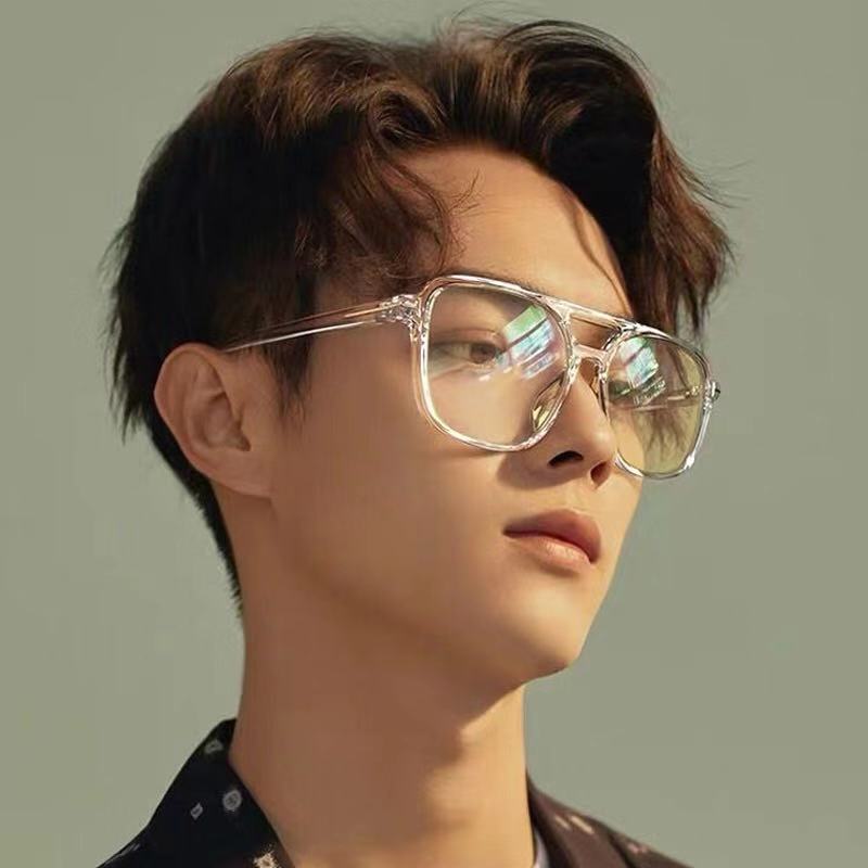 Gaming Glasses Blue - Transparent Computer Glasses Frame Women Men