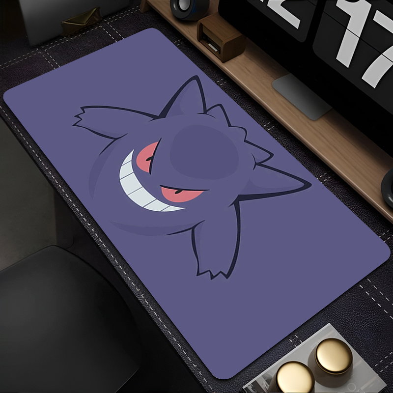 Esports Gaming Keyboard And Mouse - Rubber PC Mousepad Pokemon Gengar Gamer