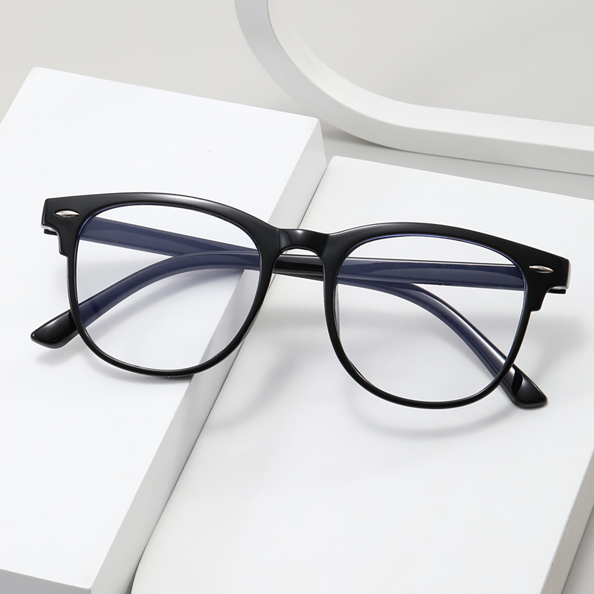 Gaming Glasses Blue - Transparent Computer Glasses Frame Women Men