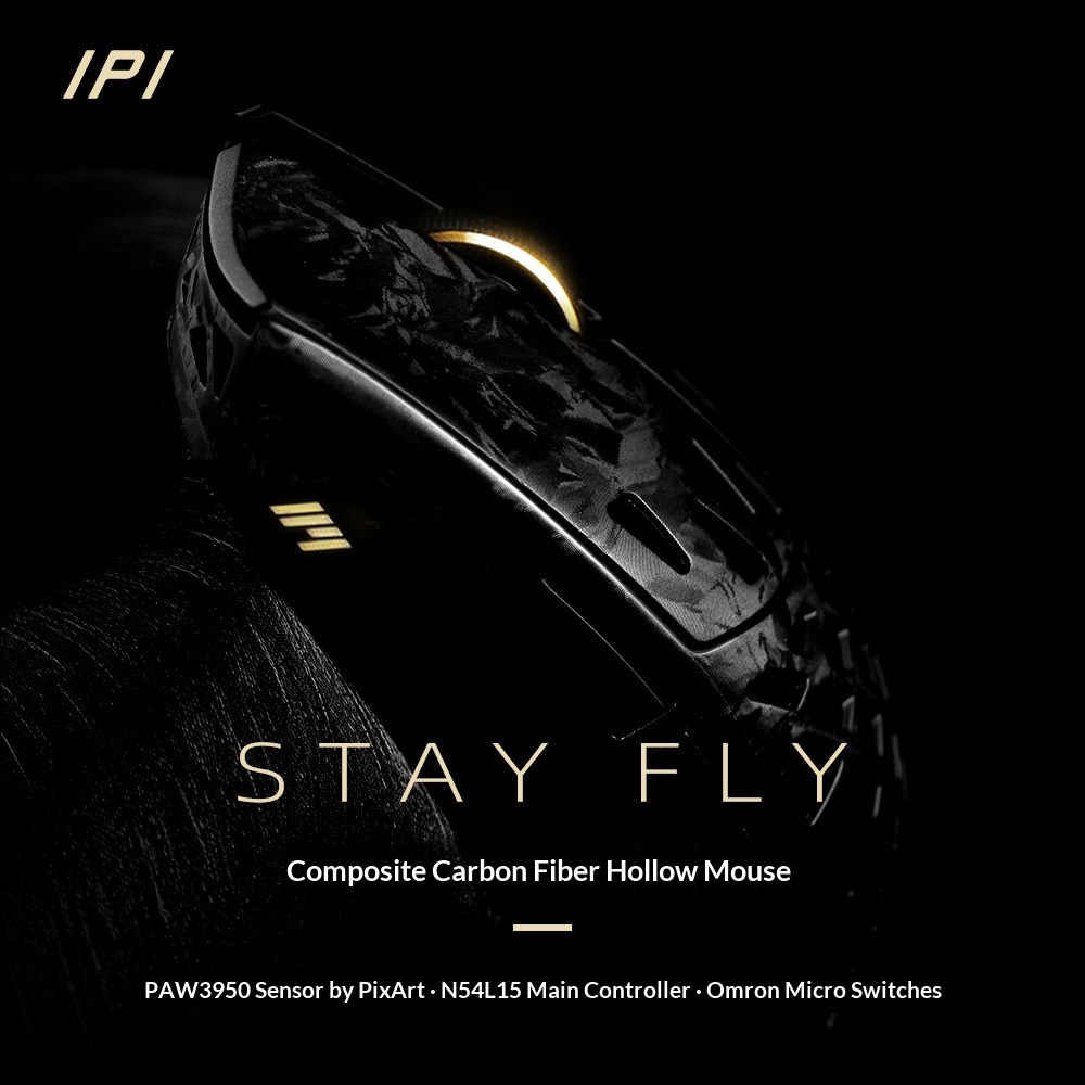 IPI FLY Carbon Fiber Wireless  - Esports Wireless Gaming Mouse recension och pris