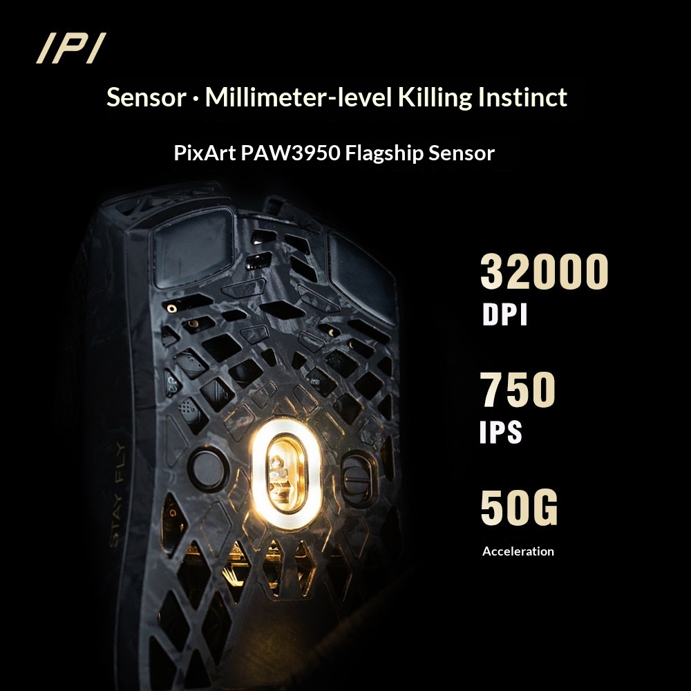 IPI FLY Carbon Fiber Wireless  - Esports Wireless Gaming Mouse recension och pris