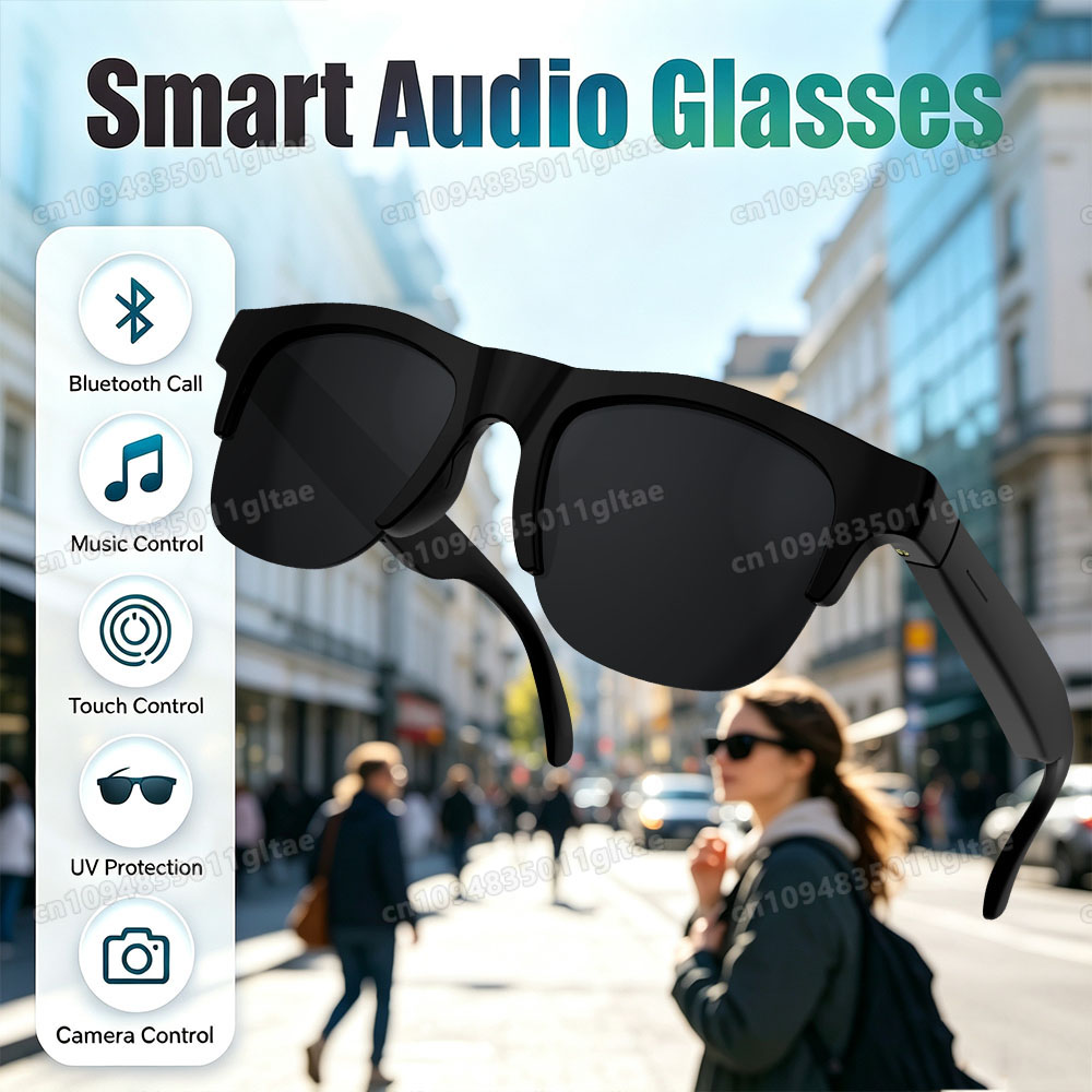 NEW Smart Glasses V5.3 Bluetoo - Gaming Glasses Blue recension och pris