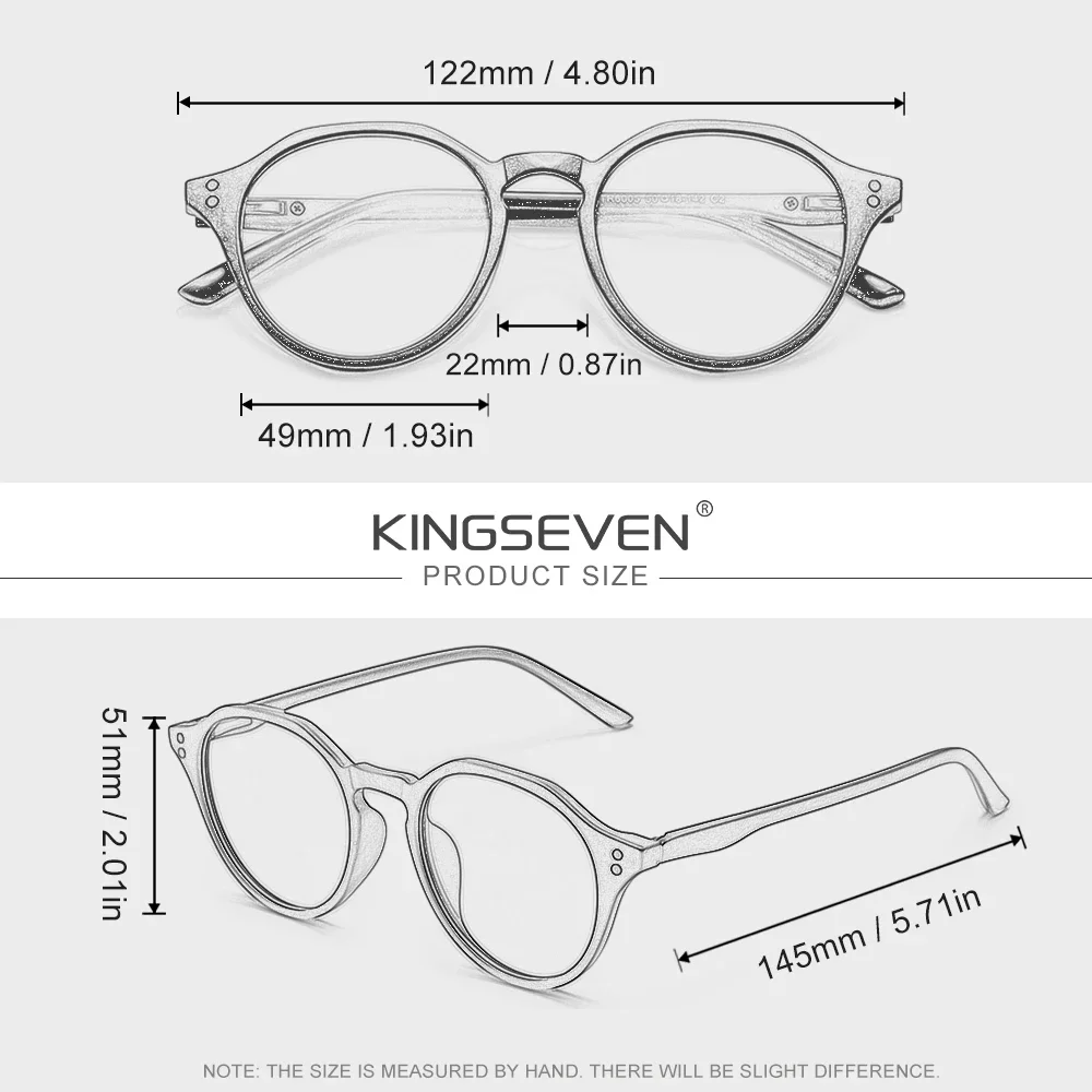 KINGSEVEN Casual Anti Blue Lig - Gaming Glasses Blue recension och pris