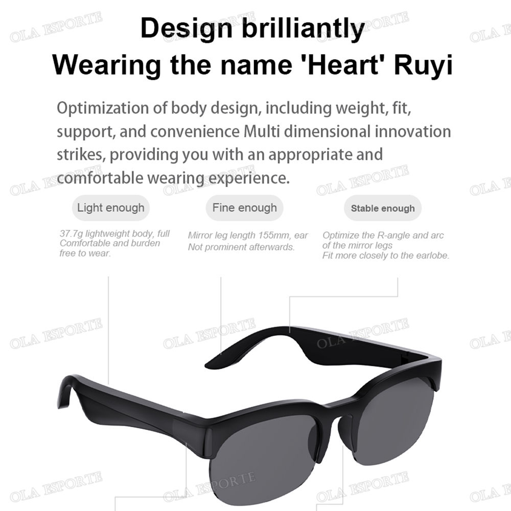 Smart Bluetooth V5.3 Sunglasse - Esports Gamer recension och pris