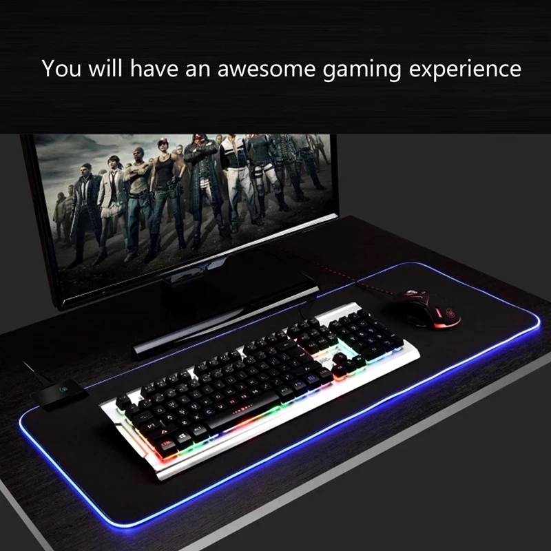 LED Light Mousepad RGB Keyboar - Esports Gaming Keyboard And Mouse recension och pris