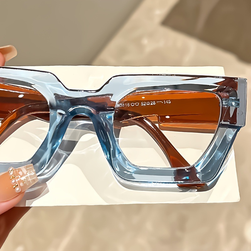 New Fashionable Thick Frame Sq - Gaming Glasses Blue recension och pris
