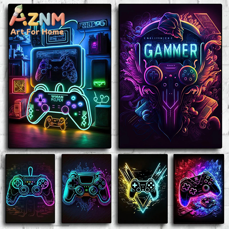 Modern Neon Pop Cool Gaming Wa - Esports Gamer recension och pris