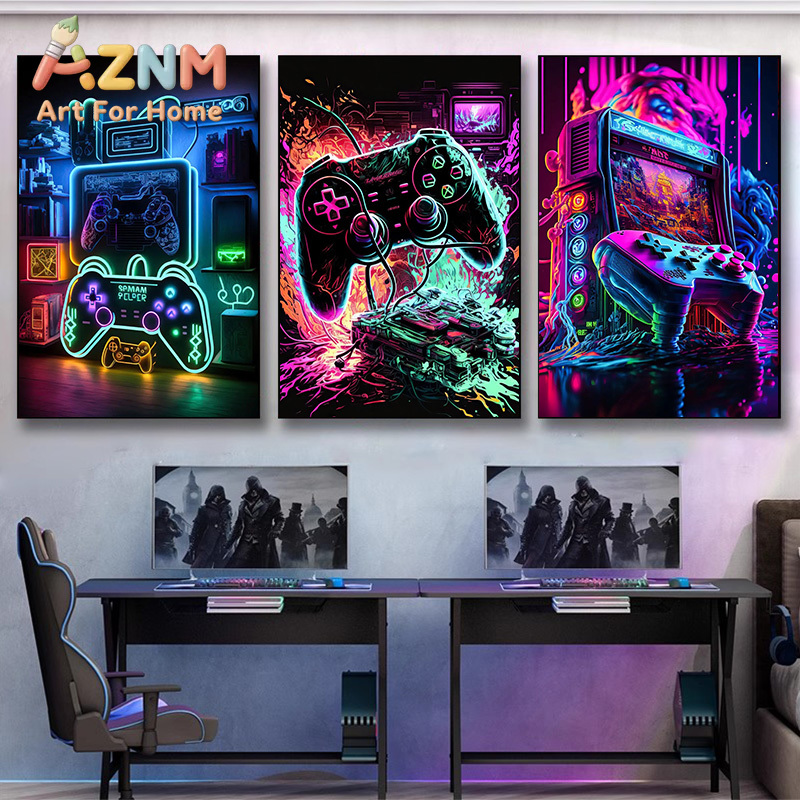 Modern Neon Pop Cool Gaming Wa - Esports Gamer recension och pris
