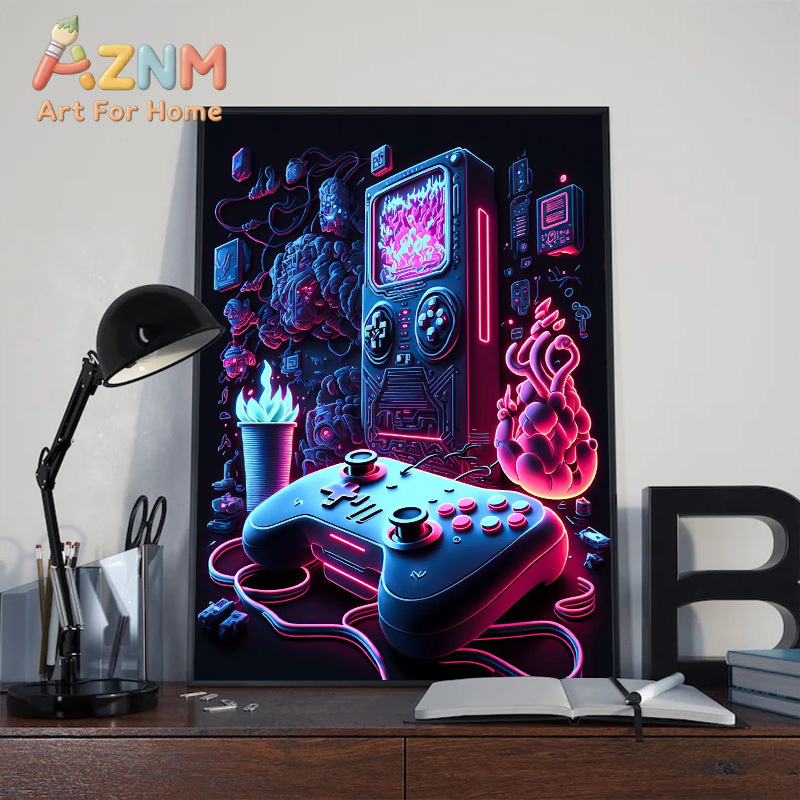 Modern Neon Pop Cool Gaming Wa - Esports Gamer recension och pris