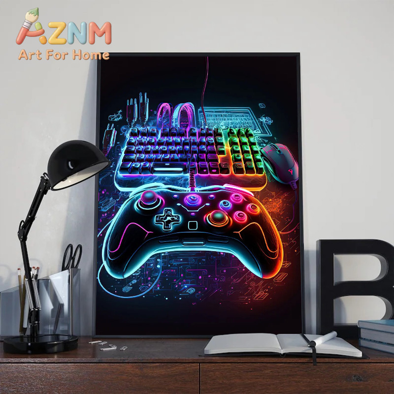 Modern Neon Pop Cool Gaming Wa - Esports Gamer recension och pris